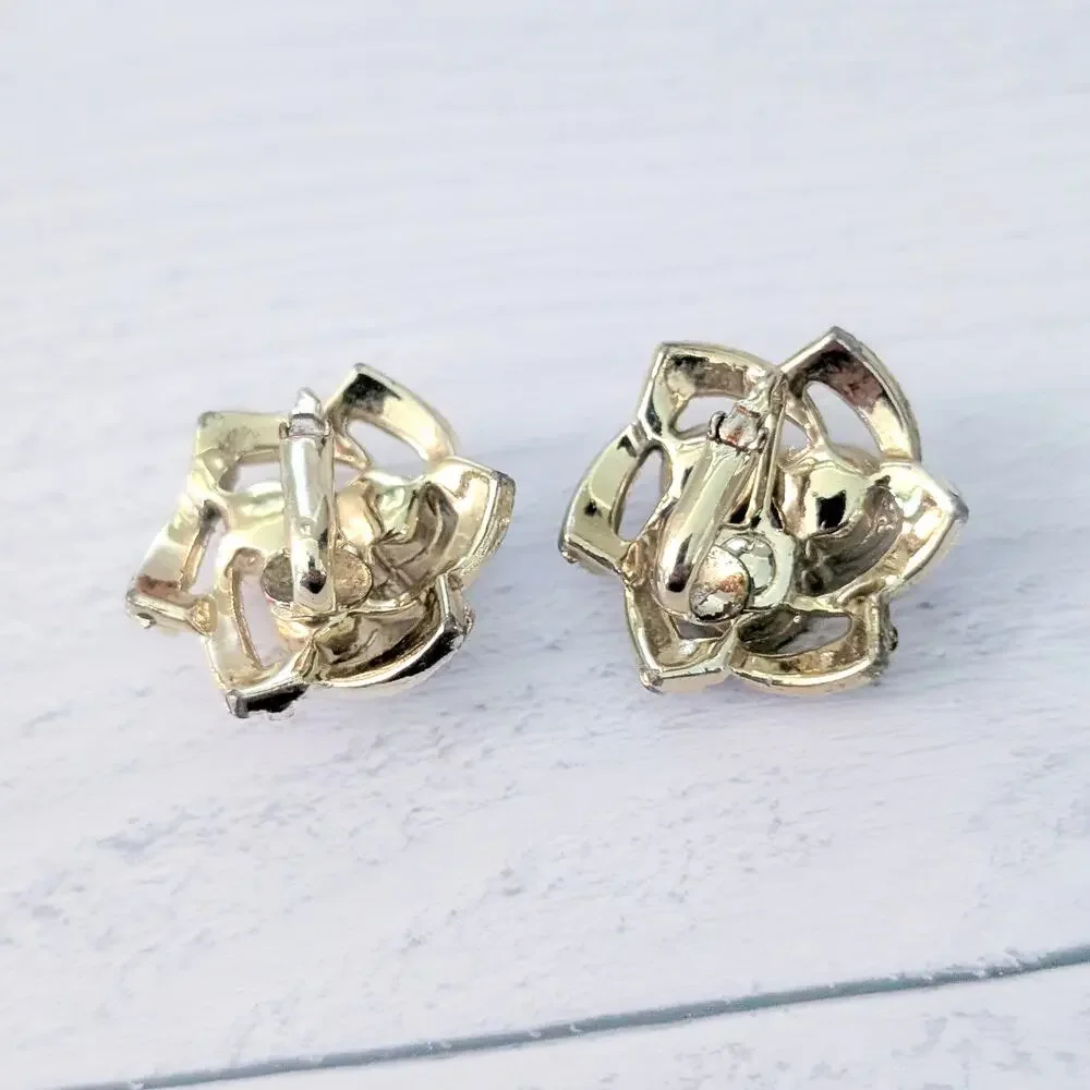 Vintage clip earrings